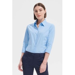 SO17010 SOL'S EFFECT - 3/4 SLEEVE STRETCH WOMEN'S SHIRT