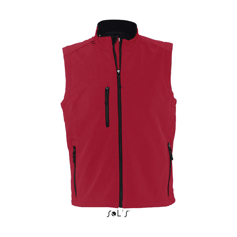 SO46601 SOL'S RALLYE MEN - SLEEVELESS SOFTSHELL JACKET