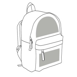 SO70101 SOL'S RIDER KIDS' - 600D POLYESTER RUCKSACK