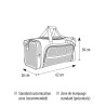 SO70900 SOL'S WEEK-END - 600D POLYESTER MULTI-POCKET TRAVEL BAG