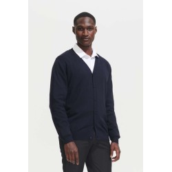 SO90011 SOL'S GOLDEN MEN - V-NECK KNITTED CARDIGAN