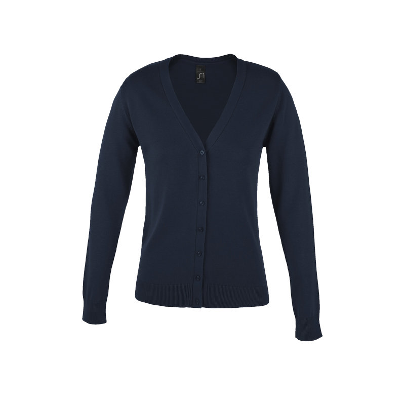 SO90012 SOL'S GOLDEN WOMEN - V-NECK KNITTED CARDIGAN
