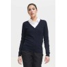 SO90012 SOL'S GOLDEN WOMEN - V-NECK KNITTED CARDIGAN