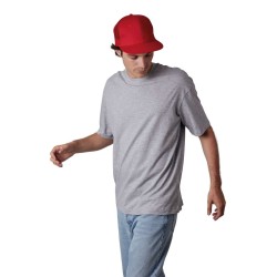 KP113 TRUCKER FLAT PEAK CAP - 6 PANELS