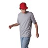 KP113 TRUCKER FLAT PEAK CAP - 6 PANELS