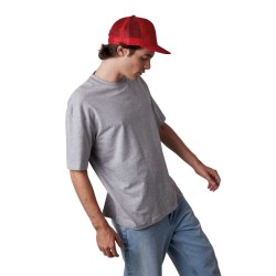 KP113 TRUCKER FLAT PEAK CAP - 6 PANELS