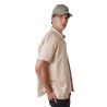 KP198 CAP IN ORGANIC COTTON WITH CONTRASTING SANDWICH PEAK - 6 PANELS