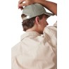 KP198 CAP IN ORGANIC COTTON WITH CONTRASTING SANDWICH PEAK - 6 PANELS