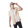 KP198 CAP IN ORGANIC COTTON WITH CONTRASTING SANDWICH PEAK - 6 PANELS