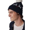 KP512 WINTER BEANIE WITH REINDEER DESIGN