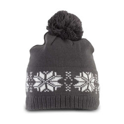 KP540 FAIR ISLE KNIT BEANIE