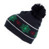 KP558 BEANIE WITH CHRISTMAS PATTERNS