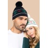 KP558 BEANIE WITH CHRISTMAS PATTERNS