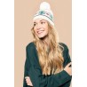 KP558 BEANIE WITH CHRISTMAS PATTERNS