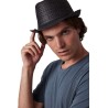 KP612 RETRO PANAMA - STYLE STRAW HAT