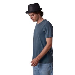 KP612 RETRO PANAMA - STYLE STRAW HAT