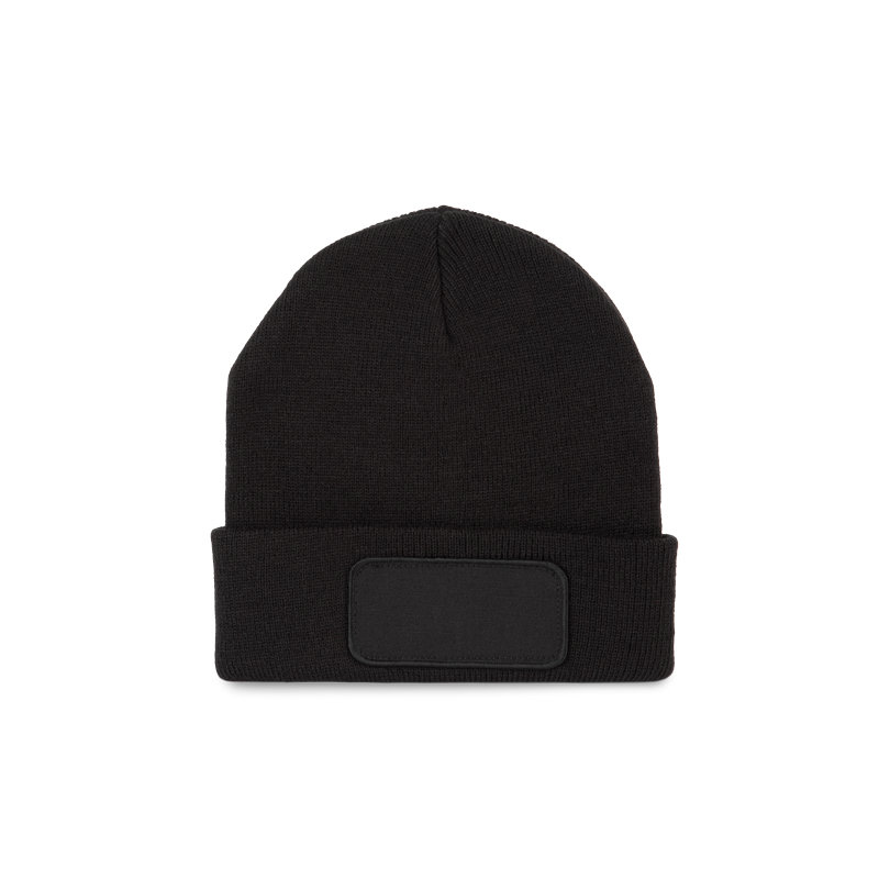 KP895 BEANIE WITH PATCH