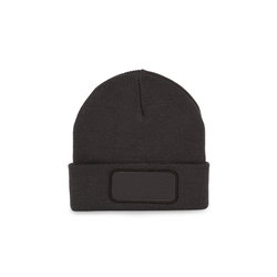 KP895 BEANIE WITH PATCH