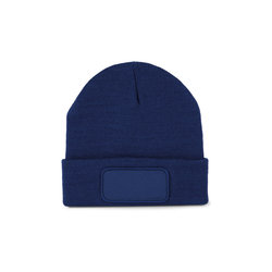KP895 BEANIE WITH PATCH