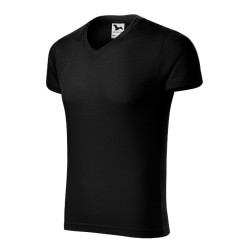 Malfini Koszulka męska Slim Fit V-neck 146