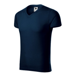 Malfini Koszulka męska Slim Fit V-neck 146