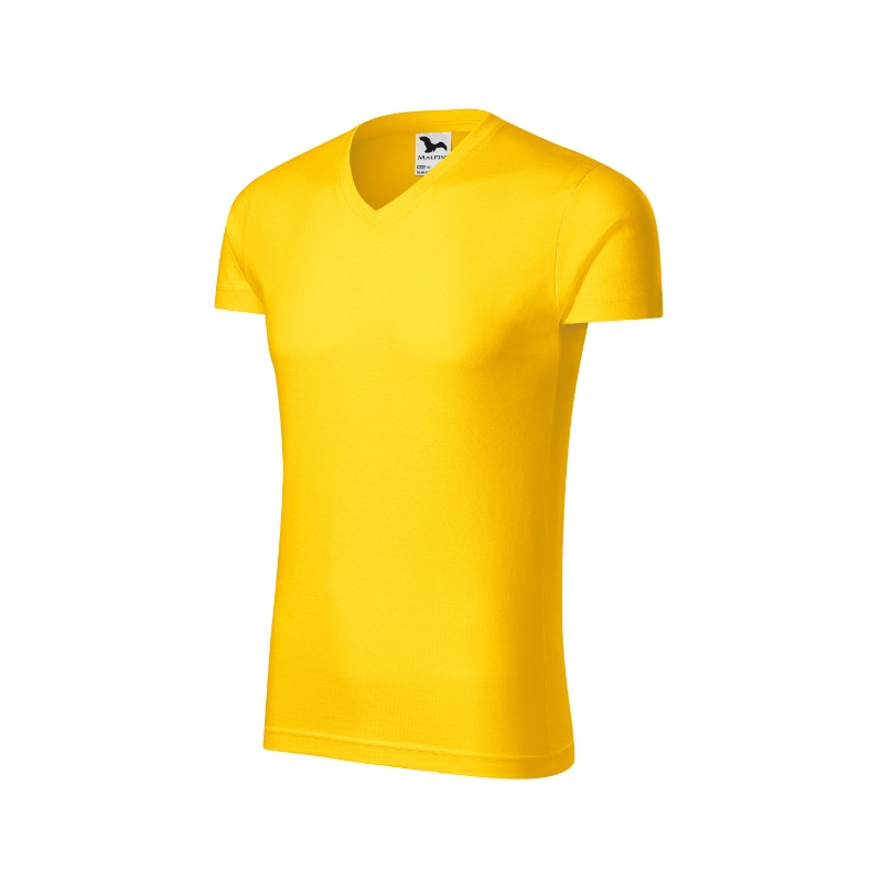 Malfini Koszulka męska Slim Fit V-neck 146