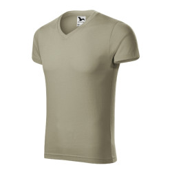 Malfini - Koszulka męska - Slim Fit V-neck 146