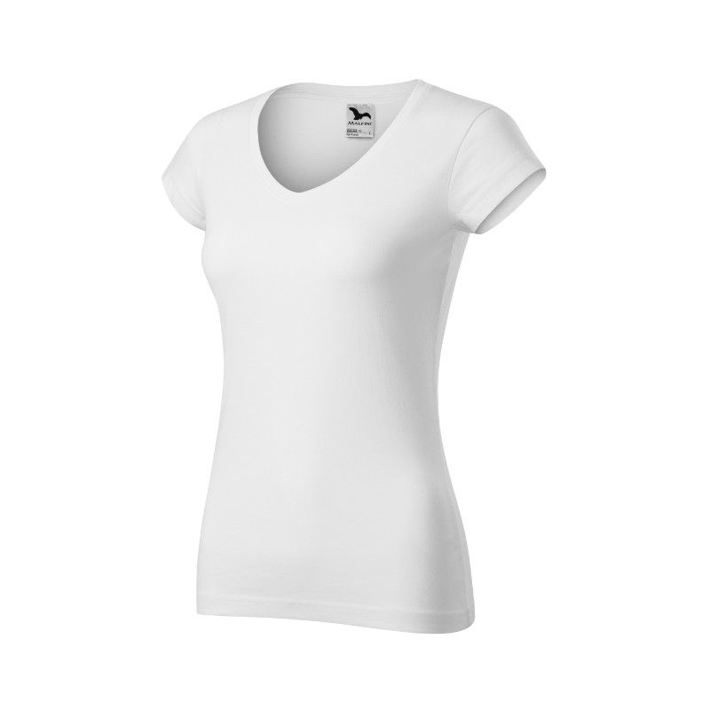 Malfini - Koszulka damska - Fit V-neck 162