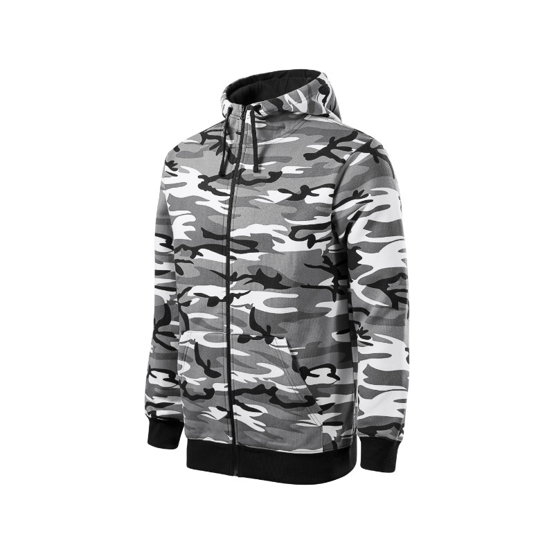 Malfini - Bluza męska - Camo Zipper C19