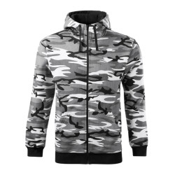 Malfini - Bluza męska - Camo Zipper C19