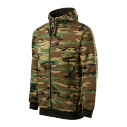 Malfini - Bluza męska - Camo Zipper C19