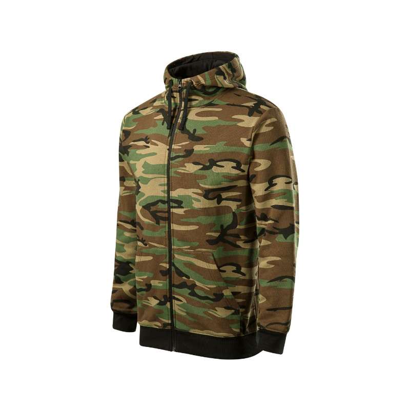 Malfini - Bluza męska - Camo Zipper C19