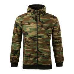 Malfini - Bluza męska - Camo Zipper C19
