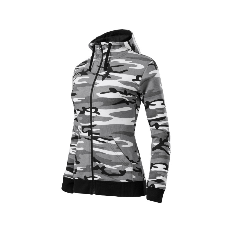 Malfini - Bluza damska - Camo Zipper C20