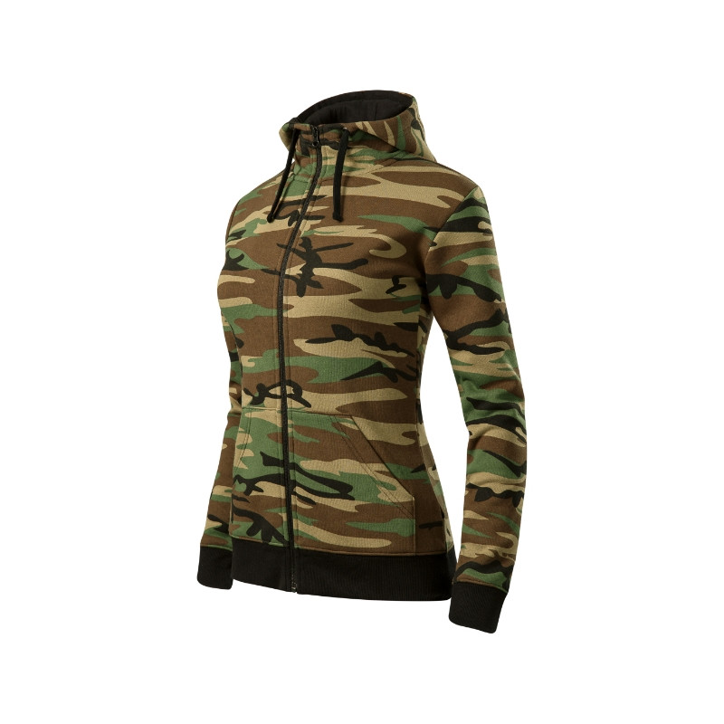 Malfini - Bluza damska - Camo Zipper C20