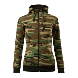Malfini - Bluza damska - Camo Zipper C20