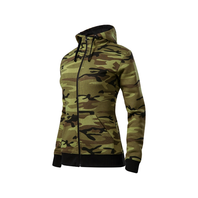Malfini - Bluza damska - Camo Zipper C20