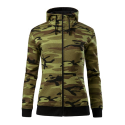 Malfini - Bluza damska - Camo Zipper C20