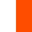 White/Fluorescent Orange