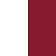 White/Hibiscus Red